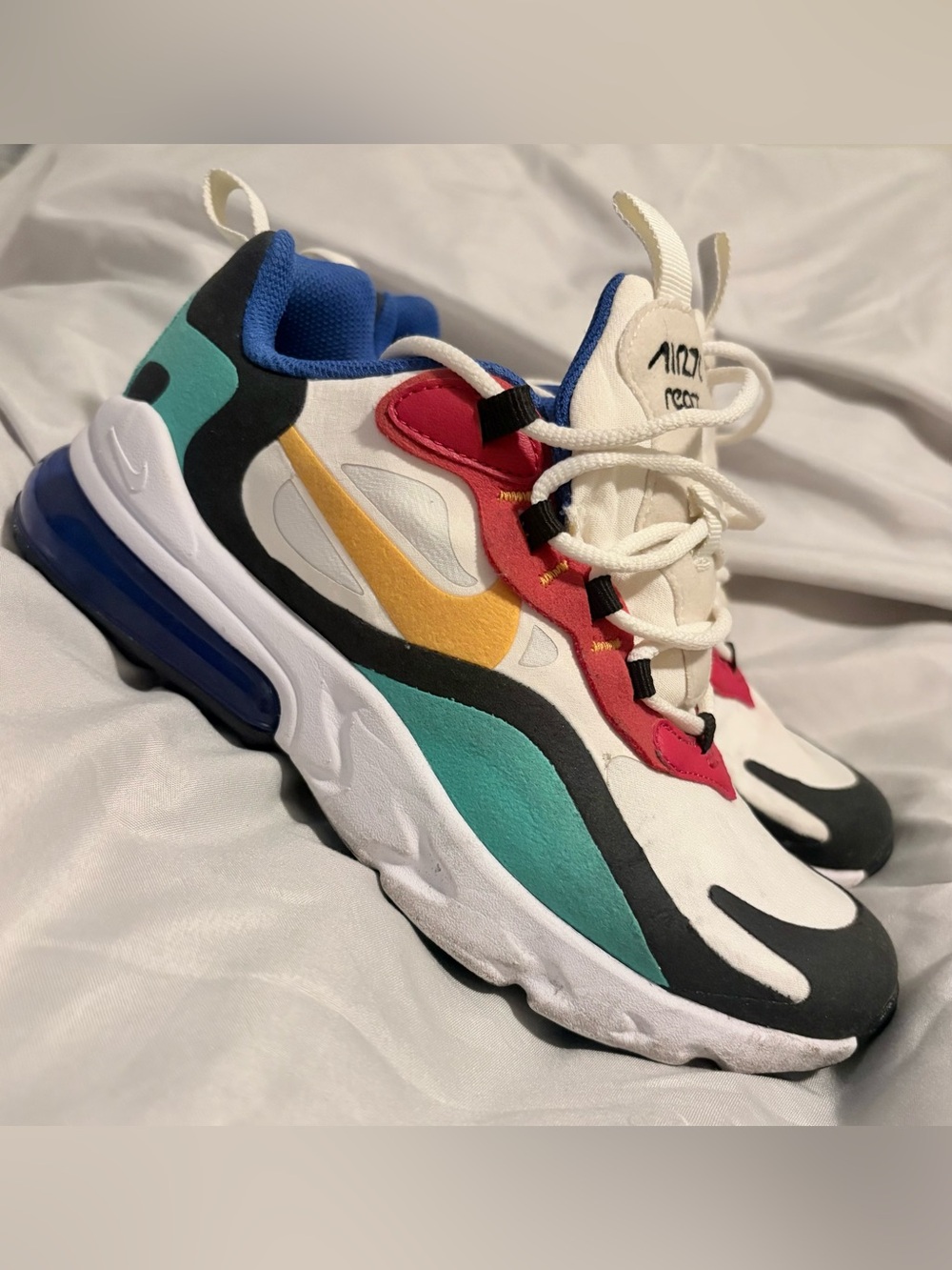 Size 4Y Nike Air Max 270 React “Bauhaus”